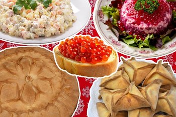 Бэлиш, тазик оливье, торт «Черепаха»: чем лакомятся на Новый год известные люди Татарстана