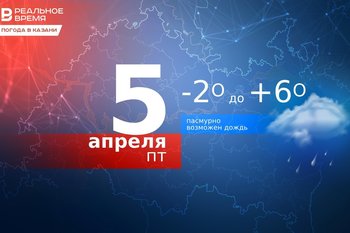 В Казани ожидается похолодание до -2 градусов