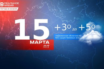 Сегодня в Казани ожидается до +5 градусов