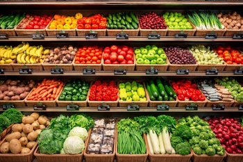 Посещаемость продуктовых магазинов в России сократилась на 10%