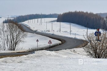 В Татарстане временно перекроют движение на подъезде к трассе М-12
