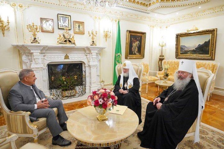 Патриарх Кирилл высоко оценил работу Татарстана по сохранению межнационального мира и согласия