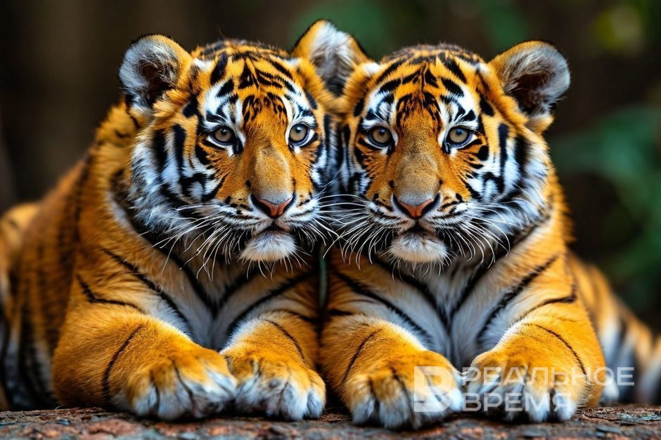 В Казанском зооботсаду появились два амурских тигренка