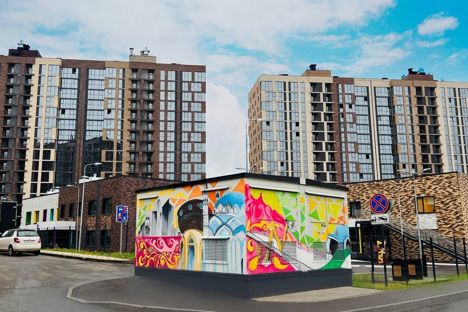 В Советском районе Казани появились два новых мурала