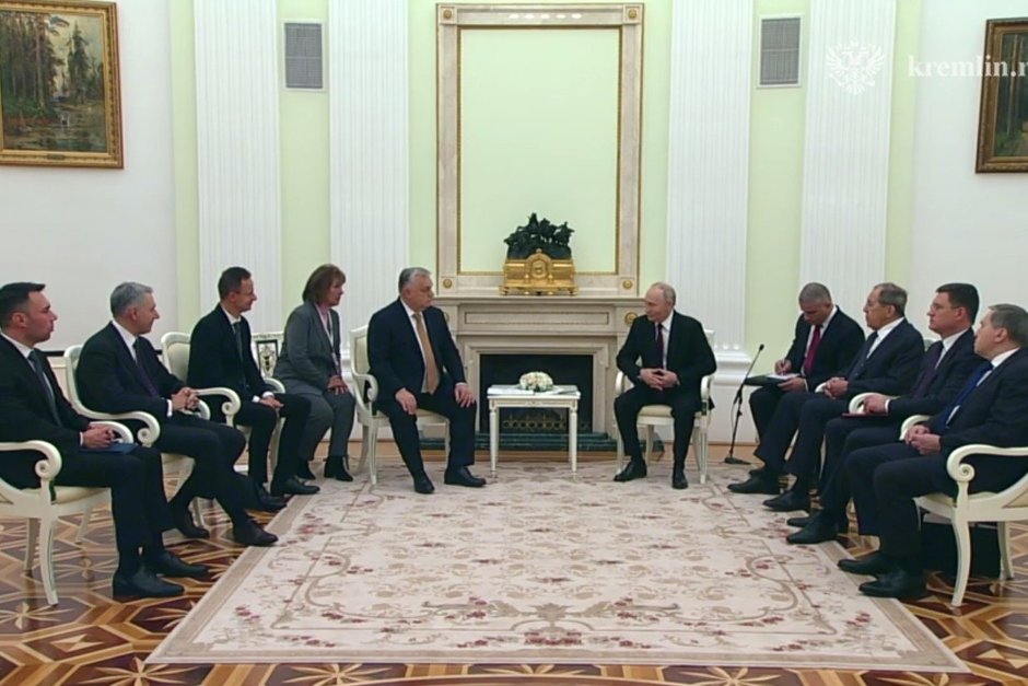 Путин встретился с Орбаном в Кремле