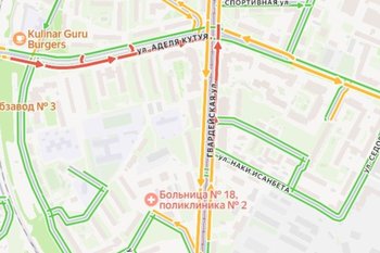 В Казани на ул. Гвардейской произошло ДТП