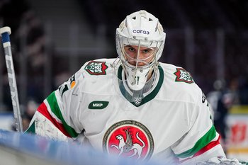 Казанский вратарь Артур Ахтямов дебютировал в НХЛ