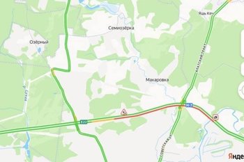 На М-7 под Казанью образовался затор протяженностью 5 км