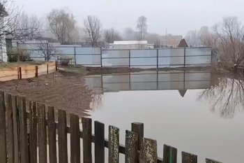 В селе Лубяны подтоплены 10 участков из-за подъема Вятки