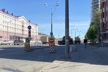 В Казани восстановили движение транспорта на участке улицы Вишневского