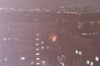 На пожаре в Казани погиб мужчина