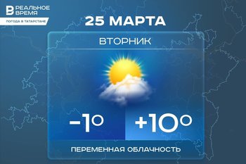 Сегодня в Татарстане ожидается переменная облачность и до +10 градусов