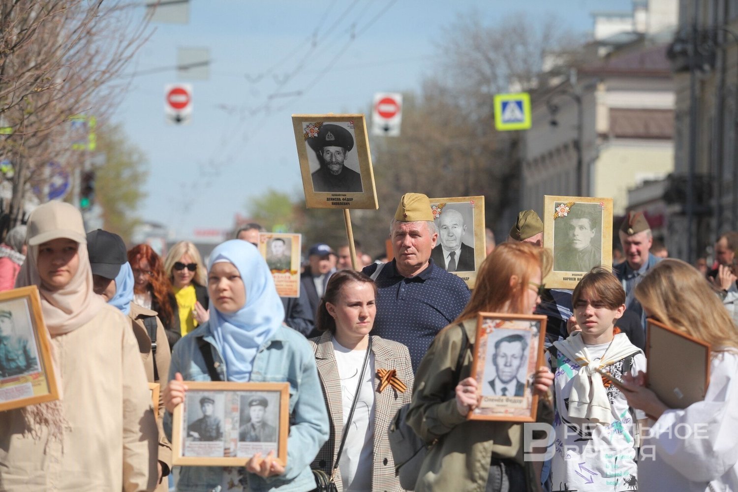 ГАИ Казани опубликовала список улиц, где нельзя будет проехать во время «Бессмертного полка» 9 мая