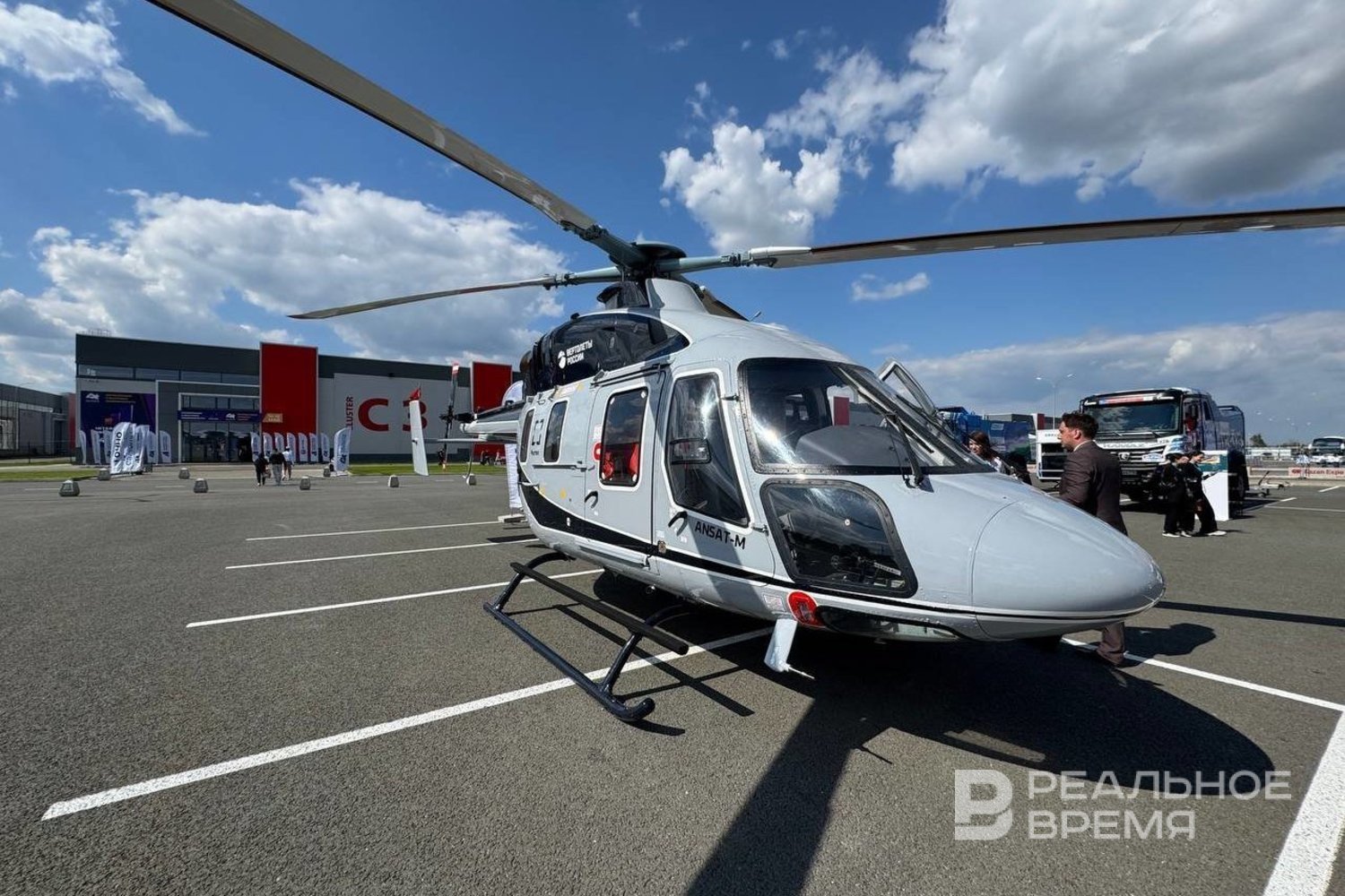 Импортозамещенный вертолет «Ансат» совершил первый полет в Казани