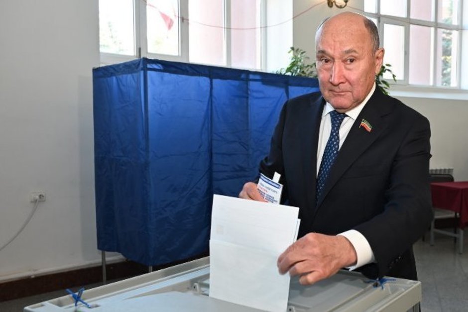 Марат Ахметов проголосовал на выборах в Госдуму