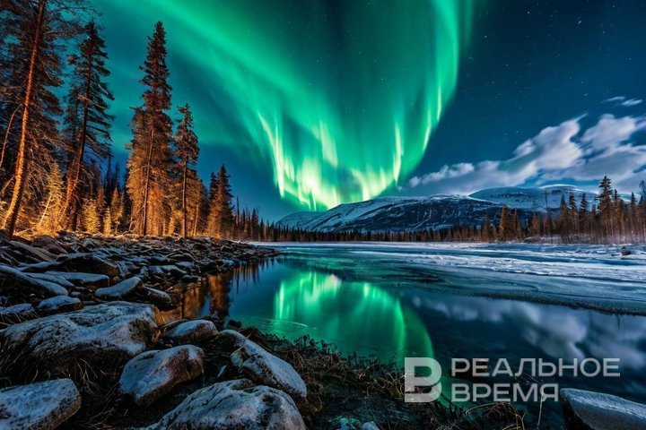 Этой ночью татарстанцы смогут наблюдать полярное сияние