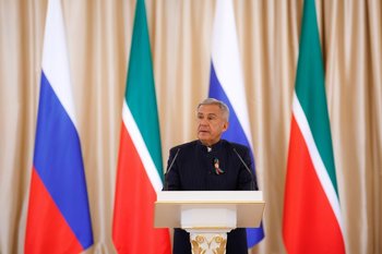 Минниханов в Чолпон-Ате встретился с президентом Кыргызской Республики