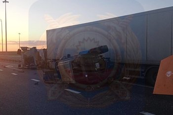 Водитель трактора скончался после ДТП с грузовиком в Татарстане на М-7