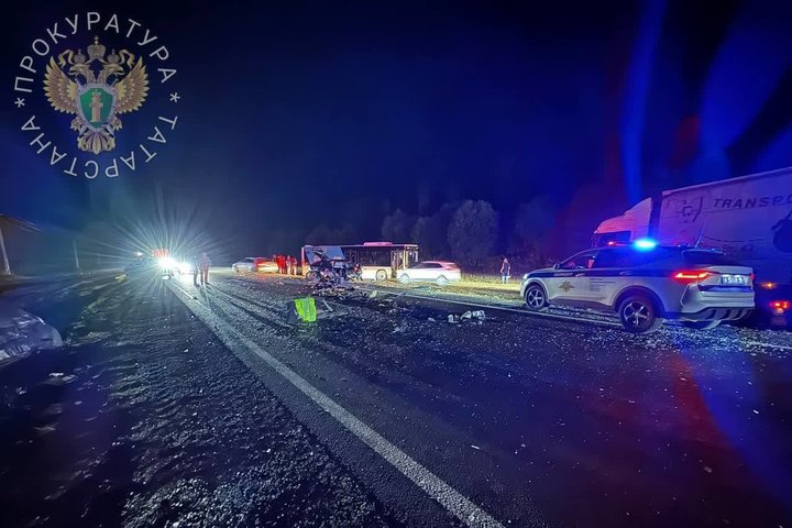 В Пестречинском районе Татарстана произошло ДТП: две женщины погибли