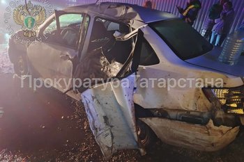 В Лаишевском районе Татарстана подросток погиб в ДТП