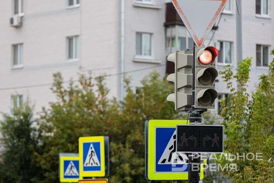 В Казани отключились семь умных светофоров