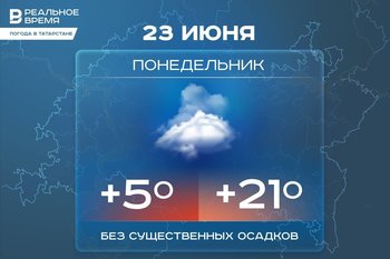 Сегодня в Татарстане ожидается до +21 градуса