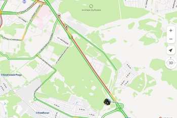 На въезде в Казань через РКБ образовалась пробка в 4 км, причина — ДТП