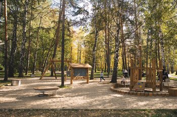 В Казани завершили благоустройство сквера по улице Карбышева