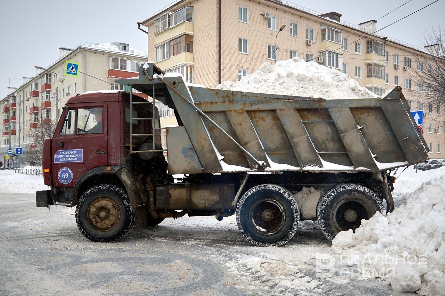 Сколько раз казанцы жаловались на неубранный снег с начала 2025 года