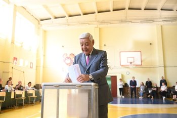 Фарид Мухаметшин проголосовал на выборах депутатов Госсовета Татарстана седьмого созыва