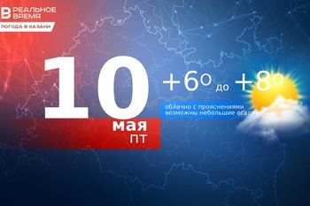 Сегодня в Казани температура поднимется до 8 градусов