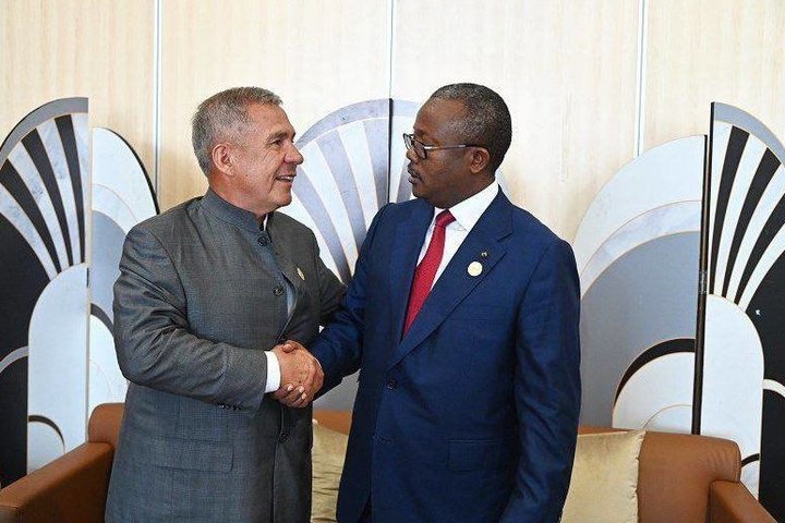 Рустам Минниханов встретился с президентом Гвинеи-Бисау Умару Сисоку Эмбало