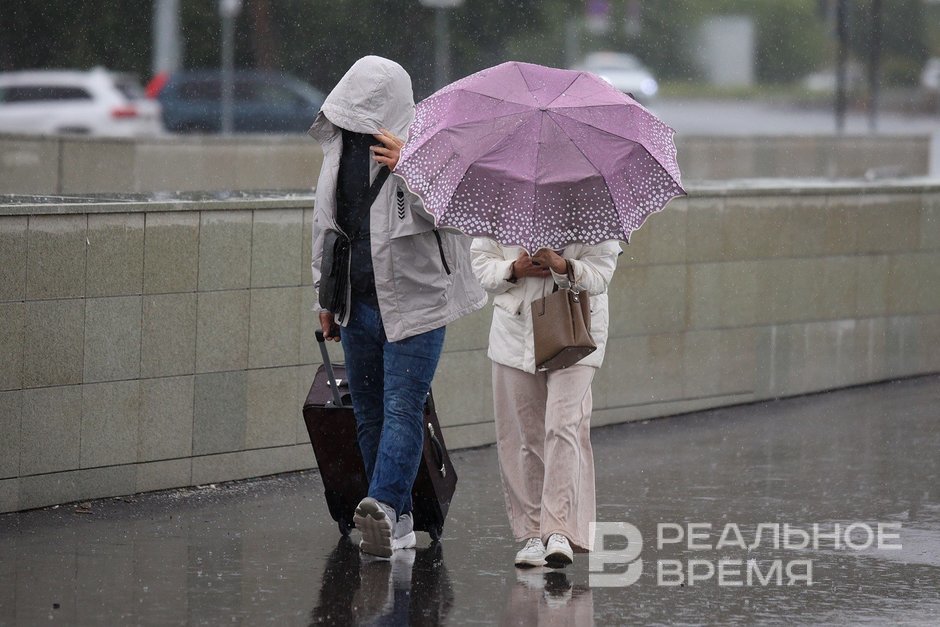 Сильные дожди, грозы и ветер до 22 м/с обещают татарстанцам 13 июля