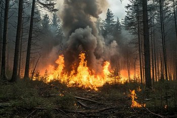 В России за сутки потушено шесть лесных пожаров