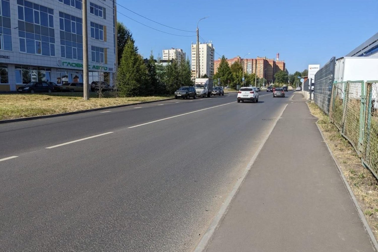 В Казани завершен ремонт улицы Воровского в рамках нацпроекта