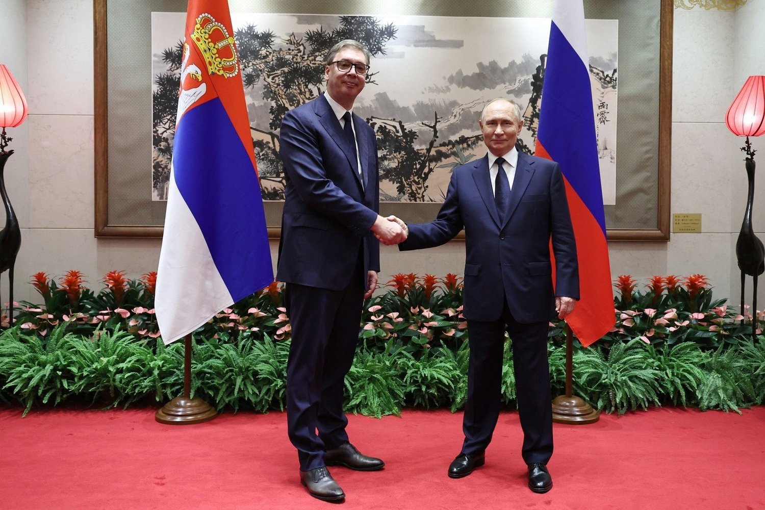 Вучич попросил Путина о выгодных условиях поставок газа из России