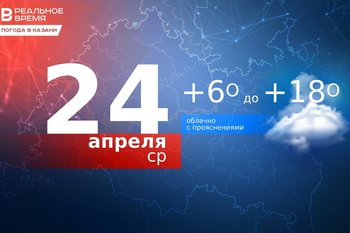 Сегодня в Казани похолодает до +18 градусов