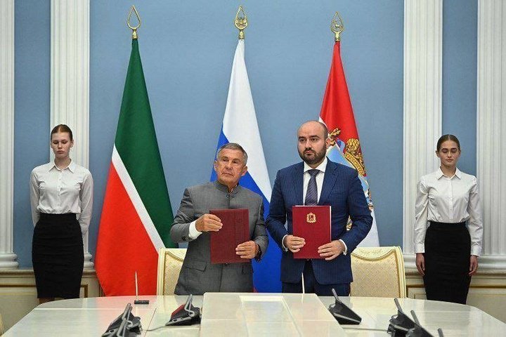 Татарстан и Самарская область договорились о сотрудничестве в экономических и культурных сферах