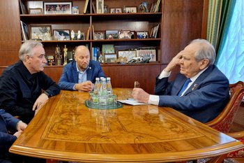 Руслан Аушев поблагодарил Минтимера Шаймиева за укрепление сотрудничества между Ингушетией и Татарстаном