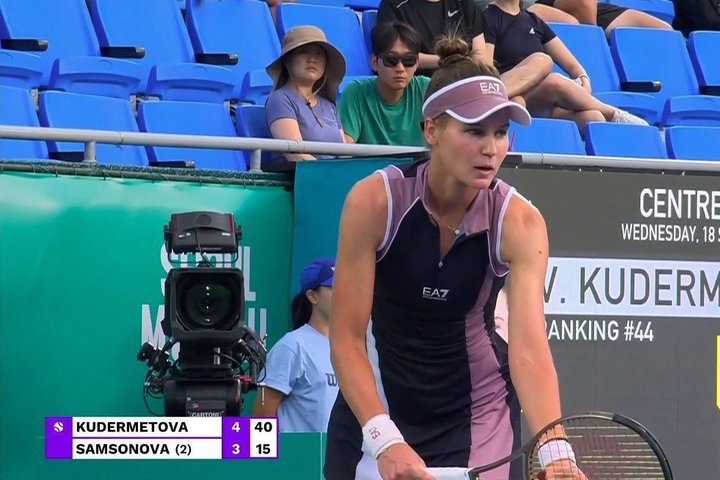 Вероника Кудерметова уступила в полуфинале турнира WTA 1000 в Цинциннати