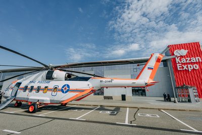 «Ростех» показал арктический вертолет Ми-38ПС на форуме в Казани