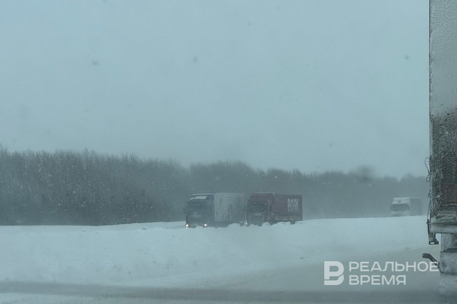 Движение транспорта на М-5 «Урал» в Татарстане частично ограничено