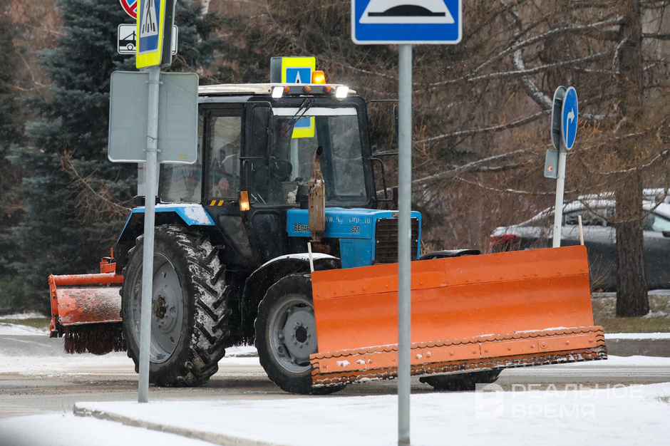 За ночь из Казани вывезли 5 тонн снега