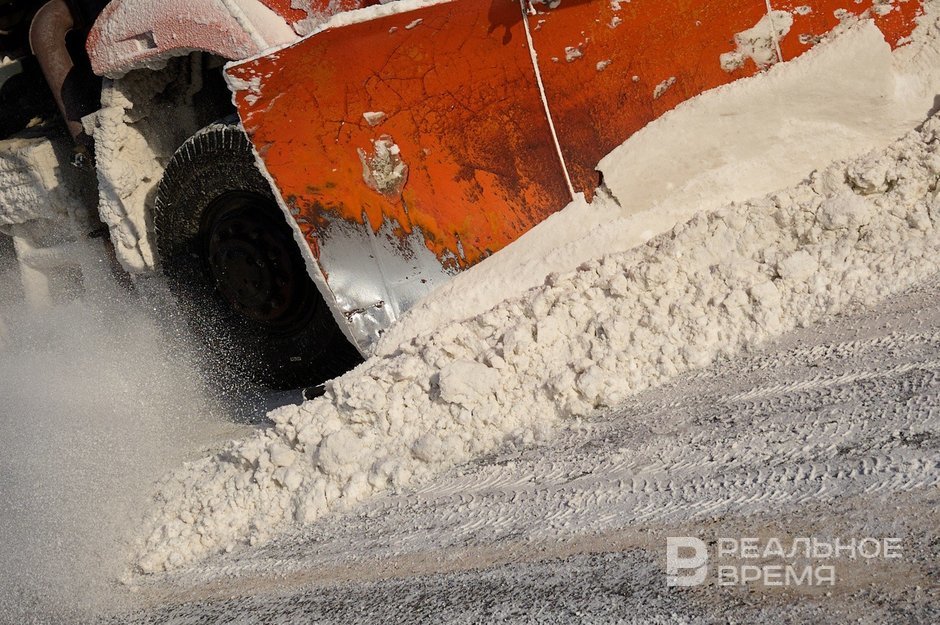 В Казани оштрафовали водителя за самодельный снегоотвал на Chevrolet Niva