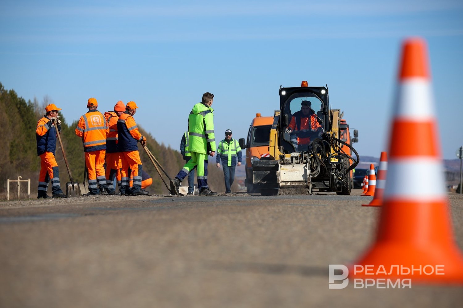 В Казани выполнено около 30% дорожных работ, в Набережных Челнах — 1,2%