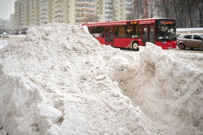 В Казани из-за снегопада изменены маршруты трех автобусов