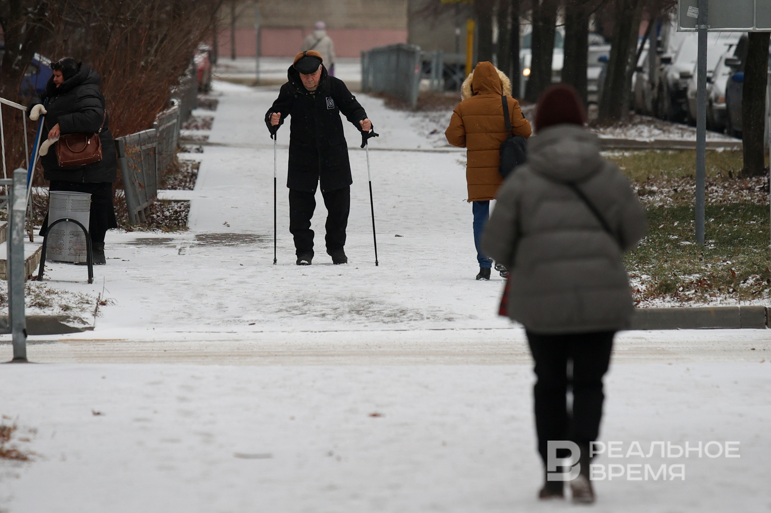 Госавтоинспекция Татарстана предупредила о гололеде на дорогах республики