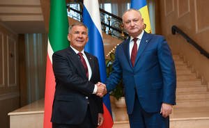 Минниханов встретился с президентом Молдавии Игорем Додоном