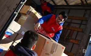 Россия доставила на Украину более 15,5 тысячи тонн гуманитарной помощи