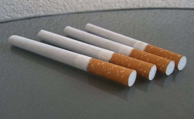 Курящая спортсменка